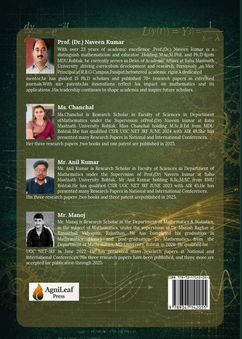 ORDINARY DIFFERENTIAL EQUATIONS - Back Cover