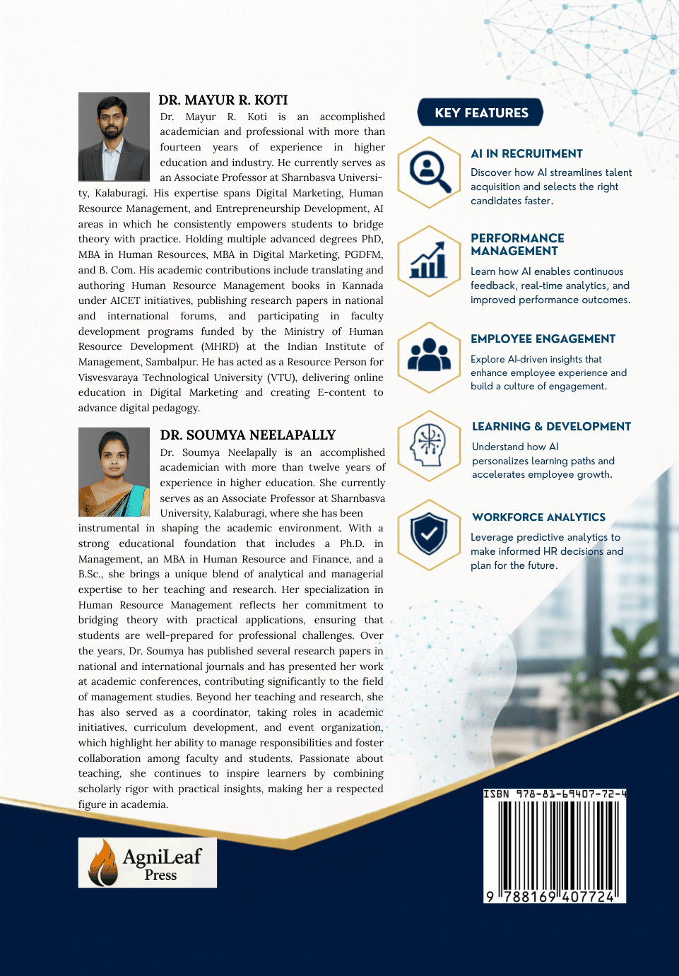ARTIFICIAL INTELLIGENCE IN HUMAN RESOURCE MANAGEMENT - Back Cover